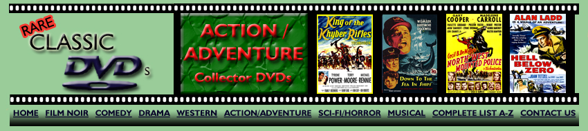 Action/Adventure Collector DVDs