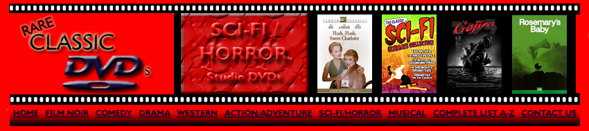 Sci-Fi/Horror Studio DVDs
